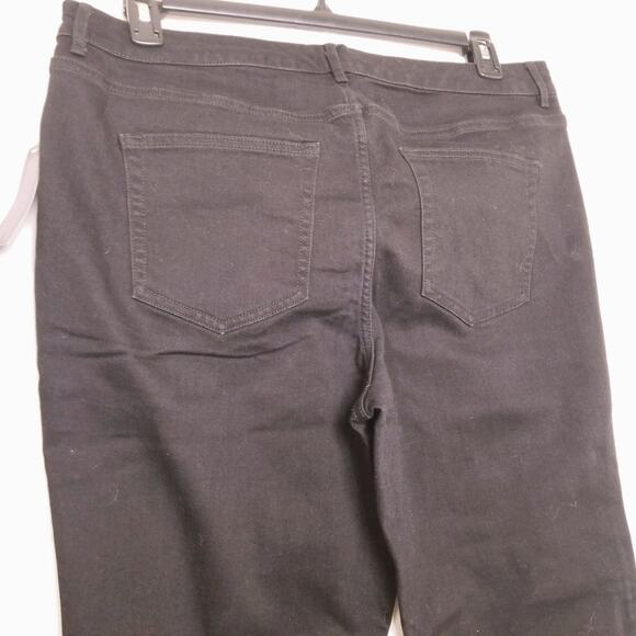 NWOT's-Motto Womens Black High Rise Skinny Stretch Jeans 5 Pockets Size 16W (36) - Picture 4 of 9